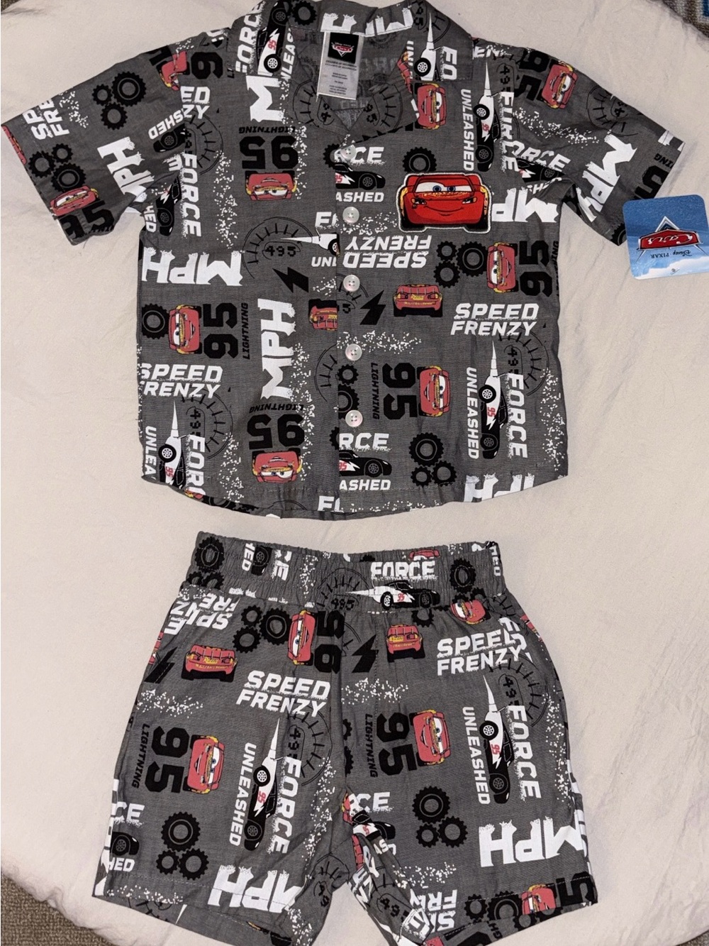 Kids CARS Lightning McQueen 2 Piece Set - Disney . PIXAR